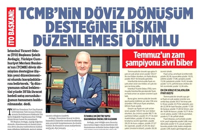 "TCMB'nin döviz dönüşüm desteğine ilişkin düzenlemesi olumlu"