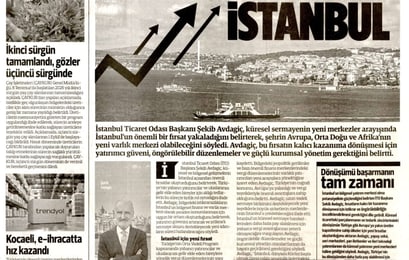 Sermayenin yeni adresi İstanbul