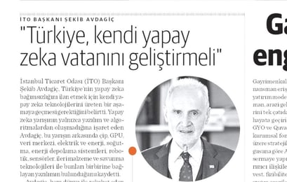 "Türkiye, kendi yapay zeka vatanını geliştirmeli"